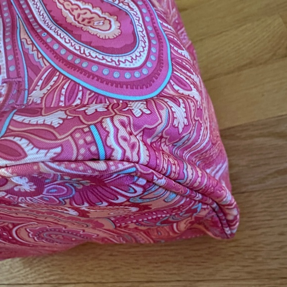 Lauren Ralph Lauren Cosmetic Case Travel Case Train Case Pink Paisley - Picture 9 of 15